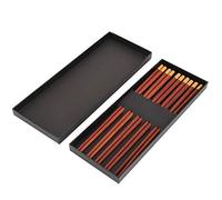 Baguettes chinoises réutilisables, écologiques en bois de santal coffret 5 paires personnalisables style authentique Baguettes gastronomiques pour familles restaurants repas élégants