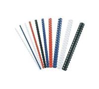Fellowes – Anneaux plastiques 5345106 – A4, 21 anneaux, 6 mm – Bleu – Pack de 100
