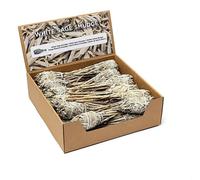 Baguettes d'encens à la sauge blanche, présentées par lot de 24, poids approximatif de 10 à 20 grammes, dimensions 12 x 4 cm. Achetez en ligne