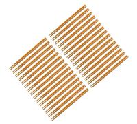Baguettes en bois, 30 paires de baguettes chinoises réutilisables baguettes de salle à manger en bois vaisselle asiatique pour les dîners de famille Hot Pot Sushi nouilles