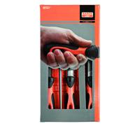 Bahco 1-478-08-1-2 Jeu de limes Ergo 5 pces 200 mm taille 1 & 2 1 pc(s)