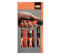 Bahco Jeu de limes Ergo 1-478-10-1-2 – 5 pièces 250 mm tailles 1 et 2