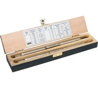 Bahco 1450D/2 Jeu de limes à fileter double, 2 pièces, avec tableau des filetages 1 pièce