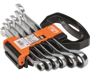 Bahco 1RM/SH6 Ratcheting crowfoot wrench Spanner size (metric) 8 - 17 mm