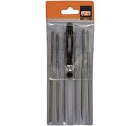 Bahco 2-470-16-1-0 Nadelfeilenset 6pcs. 160mm dans sacoche en plastique 1 pc(s)