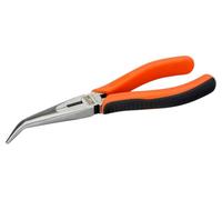 Bahco 2477G200 Pince à bec demi-rond 200 mm (Import Grande Bretagne), Noir/Orange