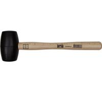 Bahco Maillet en caoutchouc 3625RM-75 — 660 g, 360 mm, manche en bois, Ø 75 mm