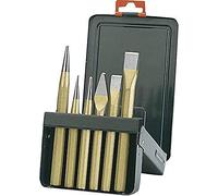 Bahco Jeu de ciseaux 3736S/6 – Coffret métal 6 burins – Acier
