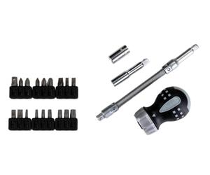 Bahco 808050S22 Coffret tournevis court à cliquet 22 pièces (Import Grande Bretagne)