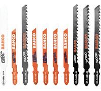 Bahco 91-MIXED-10P Jeu de lames de scie sauteuse pour bois et métal - 10 pcs 1 set