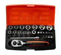 Bahco Assortiment de douilles 1/4, 25 PCS, EMBALLAGE LIBRE SERVICE - SBSL25