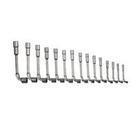 Bahco ASSORTIMENT DE DOUILLES DOUBLES, COURBÉES, 12PANS, 15 PCS - 28M/15