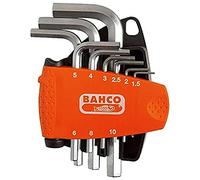 Bahco BE-9878 - Jeu Cles Males Hex Nickel