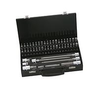 Bahco BE5049T Set de douilles et Embouts, Multicolore, Set de 49 Pièces Gris