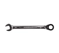 Bahco Clé mixte plate à cliquet, coudée, tête à fourche en angle 15°, 11mm - 1rm-11