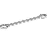 Bahco Clé plate à œil double, 17 mm x 19 mm, chromée, 170 mm