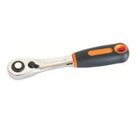 Bahco - Cliquet réversible 3/8" à tête fine avec 72 dents et angle d'action de 5° - 7750SL, Argent