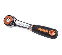 Bahco - Cliquet réversible ronde 1/4'' avec 72 dents et un angle d'action de 5º - 6950RN