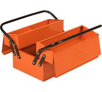 Bahco Coffre à outils métallique avec possibilité de cadenasser 325 Mmx210 Mmx535 Mm 5 compartiments Orange Orange One Size