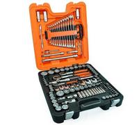 BAHCO Coffret de 138pcs douilles 1/4" et 1/2" + clés mixtes S138