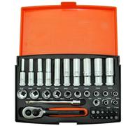 BAHCO Coffret de 37pcs douilles métriques 1/4""et embouts SL25L
