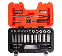Bahco Coffret 53 pièces douilles et embouts S330L 1/4" et 3/8" Orange