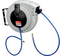 Bahco Enrouleur de tuyau d'air comprimé, Ø 8 mm, 15m, 1/4-1/4, 15 Bar
