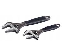Lot de 2 clés à molette professionnelle Bahco 9029 et 9031 à ouverture extra large