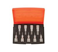 Bahco Ensemble De Douilles Torx 1/2 Pouce 9 Pièces Fini Mat Dans Un Étui S9TORX