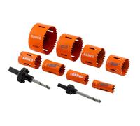 Bahco Ensemble De Scies Cloche Bi-Métal Pour Électricien, 10 Pièces BAH383482EL
