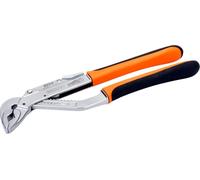 Bahco Ergo™ Pince Articulée Glissante Avec Surface Chromée Et Poignées Bi-composants 315 Mm Orange One Size
