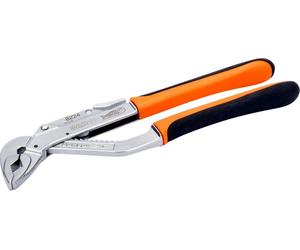 Bahco Ergo™ Pince Articulée Glissante Avec Surface Chromée Et Poignées Bi-composants 315 Mm Orange One Size