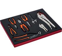 Bahco Fit&Go 2/3 - Jeu de clés et de pinces avec insert en mousse - 8 pièces