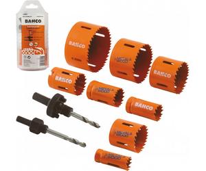 Bahco Hole Saw 3834 Set of 10 pcs