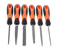 Bahco Ingénieurs Limes 100mm Lot De 6 Confort Prise & Plastique Portefeuille