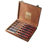 BAHCO Jeu de 6 burins dans une caisse en bois 424P-S6-EUR