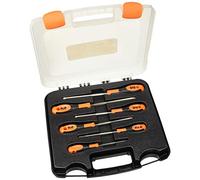 Bahco - Jeu de 6 tournevis vis à fente/Phillips/Pozidriv avec poignée en caoutchouc 3-6,5 mm/PH1-PH2/PZ1-PZ2-605-6-PC