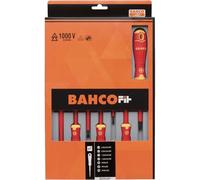 Bahco - Jeu de 7 Tournevis Phillips et à Fente isolés VDE BahcoFit avec Manche Multi-Composants - B220.007