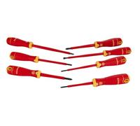 Bahco - Jeu de 7 Tournevis Phillips et à Fente isolés VDE BahcoFit avec Manche Multi-Composants - B220.007