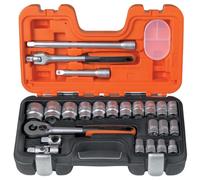 Bahco Jeu de clés à douilles en acier au chrome vanadium 24 pcs. 1/2 pouce avec Dynamik-Drive - S240