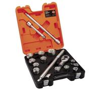 Bahco Jeu de douilles et cliquet SLX 17 - 17 pièces 3/4"