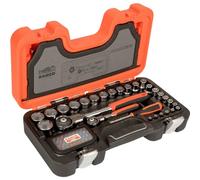 Bahco Jeu de Douilles et Embouts 1/4 "et 1/2", mm, 79 pièces BAHSW79 Orange