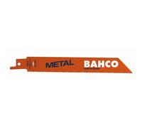 Bahco Jeu de lames de scie sabre bimétal Sandflex pour métaux, 14 dents au pouce, 150 mm - 5 pcs/conditionnement au détail - 3940-150-14-ST-5P