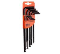 Bahco JEU DE TOURN. D'ANGLE, 13 PCS, 6 PANS, TÊTE SPHÉRIQUE,BRUNIS - BE-9785