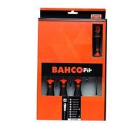 BAHCO Jeu de Tournevis Bahcofit 8 Pièces 2RT, 2PL, 2PH, Court Plastique et Court PH