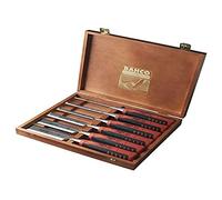 Bahco Juego de formones con mango de goma de 6-26 mm (6 pièces/boîte en bois) - Ref: 424P-S6-GER - Unid: 1