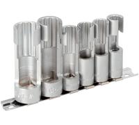 Bahco Kit de 6 verres striés Argent Argent One Size