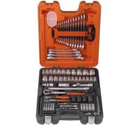 BAHCO Mallette à outils 106 pièces avec douilles 1/4'et 1/2' Bahco