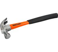 Bahco Marteau à clouer Avec manche en caoutchouc Poignée en fibre de verre 450g Orange Orange One Size