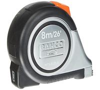 Bahco MTS825E Mètre ruban Embout magnétique réversible 8 m (Import Grande Bretagne)